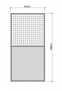 VOLIÉROVÝ RÁM 1/2