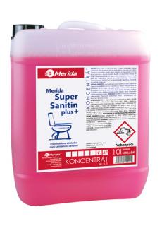 Čistící prostředek na mytí WC Merida SUPER SANITIN Plus 10 l.