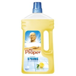 Prostředek na podlahy Mr. Proper SHINE 1 l vůně: lemon
