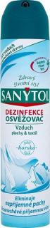Sanytol dezinfekce. Vzduch, plochy a textil. 300ml vůně: Horská vůně