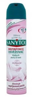 Sanytol dezinfekce. Vzduch, plochy a textil. 300ml vůně: Květina