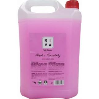Tekuté mýdlo na ruce RIVA 5l vůně: růžové