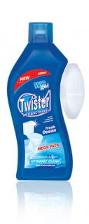 TWISTER WC gel 500 ml vůně: oceán