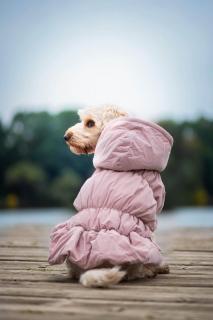 Aida zimní bunda pro psa Barva: Růžová, Délka zad (cm): 26, Obvod hrudníku: 36 - 48 cm