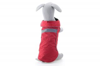 Arif zimní bunda pro psa Barva: Červená, Délka zad (cm): 26, Obvod hrudníku: 36 - 40 cm