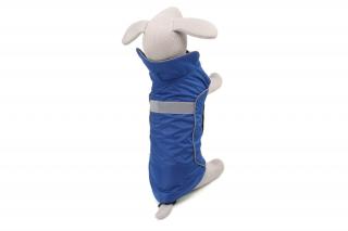Arif zimní bunda pro psa Barva: Modrá, Délka zad (cm): 26, Obvod hrudníku: 36 - 40 cm