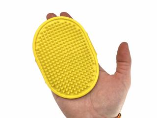 Bath koupací kartáč pro psa Barva: Žlutá