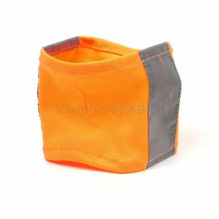 Bold reflexní šátek pro psa Barva: Oranžová, Rozměr (cm): 24 - 29