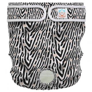 Dusty hárací kalhotky pro psa Barva: Zebra, Obvod slabin (cm): 50 - 64