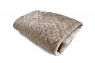 Ella béžová fleecová deka pro psa Barva: Béžová vzor, Rozměr (cm): 65 x 45