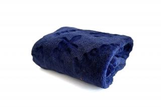 Ella modrá deka pro psa Barva: Modrá se vzorem, Rozměr (cm): 65 x 45