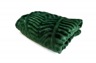 Ella zelená fleecová deka pro psa Barva: Kapradinová, Rozměr (cm): 100 x 68