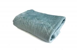 Ella zelená fleecová deka pro psa Barva: Pastelová tyrkysová, Rozměr (cm): 100 x 68
