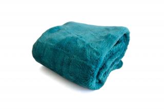 Ella zelená fleecová deka pro psa Barva: Tyrkysová, Rozměr (cm): 100 x 68