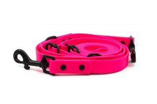 Flip přepínací vodítko pro psa | 260 cm Barva: Růžová, Délka vodítka: 260 cm, Šířka vodítka: 1,5 cm