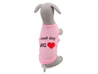 Fyss letní tričko pro psa Barva: Růžová, Délka zad (cm): 18, Obvod hrudníku: 27 - 30 cm