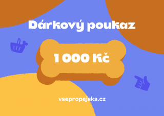 Gift dárkový poukaz Typ: 1000 Kč