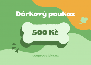 Gift dárkový poukaz Typ: 500 Kč