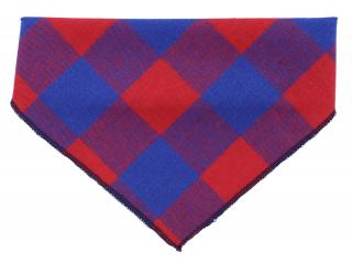 Goldie károvaný šátek pro psa Obvod krku: 20 - 50 cm