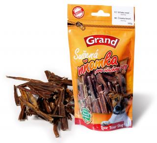 Grand sušená vepřová střívka - zlomky pro psa | 100g