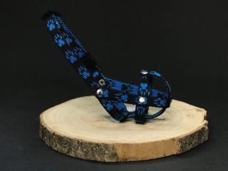 Huč nylonový náhubek pro klasický čumák Barva: Modrá, Délka čumáku: 3 cm, Obvod čumáku: 12 cm