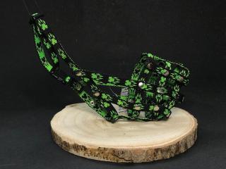 Huč nylonový náhubek pro klasický čumák Barva: Zelená, Délka čumáku: 6 cm, Obvod čumáku: 18 cm
