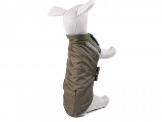 Icy zimní bunda pro psa s reflexními prvky Barva: Hnědá, Délka zad (cm): 28, Obvod hrudníku: 30 - 52 cm