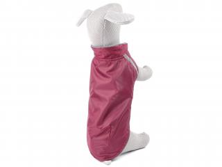 Icy zimní bunda pro psa s reflexními prvky Barva: Vínová, Délka zad (cm): 24, Obvod hrudníku: 26 - 42 cm