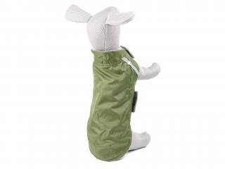 Icy zimní bunda pro psa s reflexními prvky Barva: Zelená, Délka zad (cm): 24, Obvod hrudníku: 26 - 42 cm