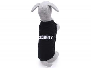 Lolita tričko s nápisem security pro psa Barva: Černá, Délka zad (cm): 30, Obvod hrudníku: 38 - 43 cm