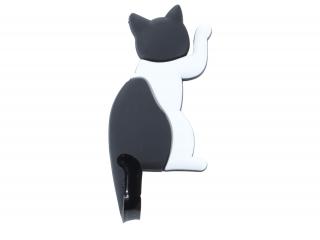 Manu magnety koček na lednici Barva: Černo-bílá