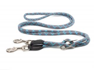 Nylonové vodítko pro psa | 128 cm Barva: Modrá, Délka vodítka: 260 cm, Šířka vodítka: 1,2 cm