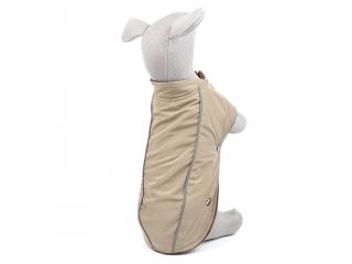 Reflex zimní bunda pro psa Barva: Béžová, Délka zad (cm): 21, Obvod hrudníku: 24 - 29 cm