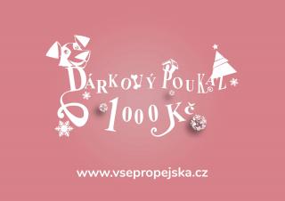 Růžový dárkový poukaz (elektronický) Typ: 1000 Kč