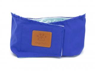 Safe modrý protiznačkovací pás pro psa Obvod slabin (cm): 20-24