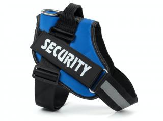Security modrý postroj pro psa | 51 – 115 cm Barva: Modrá, Obvod hrudníku: 51 - 66 cm