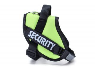 Security žlutý postroj pro psa | 51 – 115 cm Barva: Žlutá, Obvod hrudníku: 51 - 66  cm