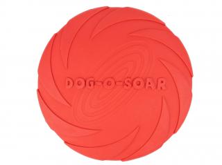 Soar plastové frisbee pro psa | 18 cm Barva: Červená, Rozměr (cm): 21