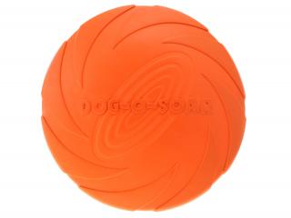 Soar plastové frisbee pro psa | 18 cm Barva: Oranžová, Rozměr (cm): 21