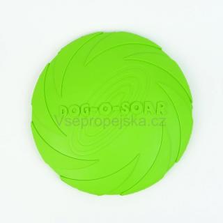 Soar plastové frisbee pro psa | 18 cm Barva: Zelená, Rozměr (cm): 18