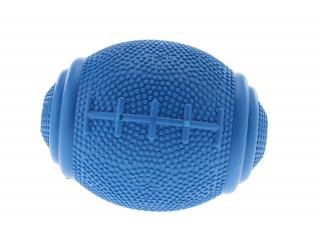 Tegan ragby míč pro psa na pamlsky Barva: Modrá, Rozměr (cm): 11