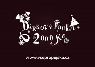 Vínový dárkový poukaz (elektronický) Typ: 2000 Kč