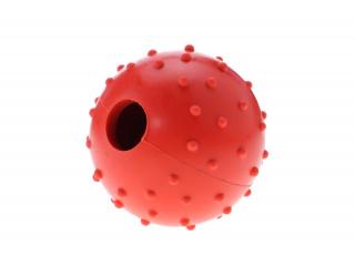 Wren gumový míček na pamlsky pro psa Barva: Červená, Rozměr (cm): 4
