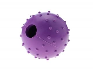 Wren gumový míček na pamlsky pro psa Barva: Fialová, Rozměr (cm): 4