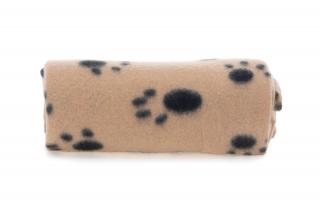Zora fleecová deka pro psa Barva: Béžová, Rozměr (cm): 100 x 70