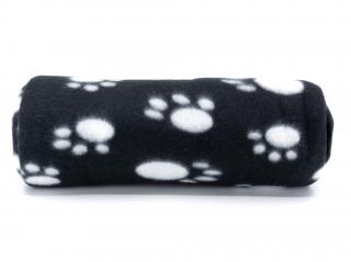 Zora fleecová deka pro psa Barva: Černá, Rozměr (cm): 100 x 70