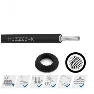 Solární kabel 1x6mm² - černý (Solární kabel 1x6mm² - černý)