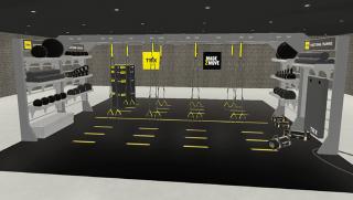 TRX® STUDIO LINE – Bridge + Bay (konstrukce + vybavení)