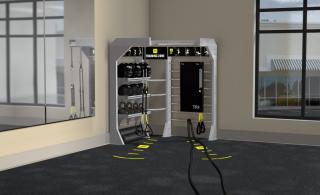 TRX® STUDIO LINE – Corner Unit (konstrukce + vybavení)