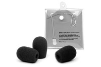 Výměnné molitanové ochrany na náhlavní mikrofonové soupravy (černé, 3 ks)